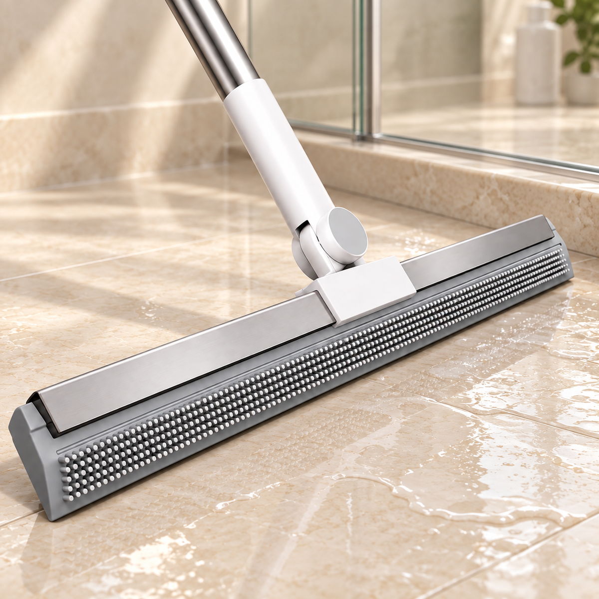 50cm Floor Squeegee — lifestyle 50cm. Styled product illustration; props not included.
