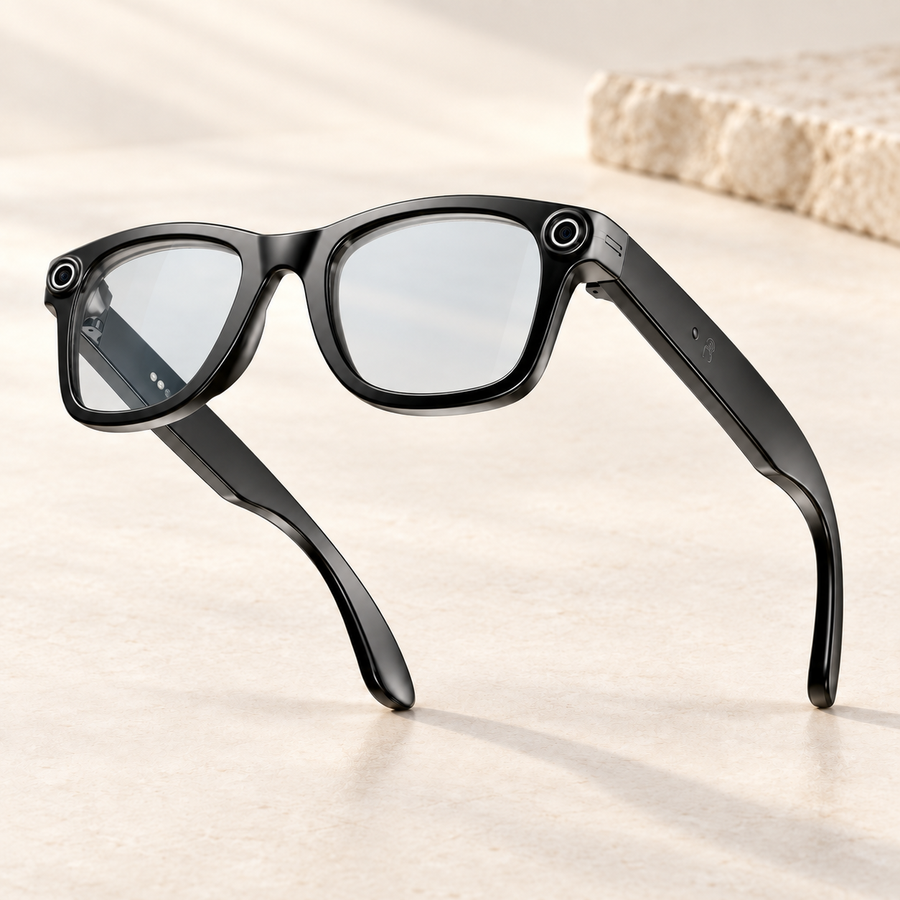 Clear lens and Black frame combination.